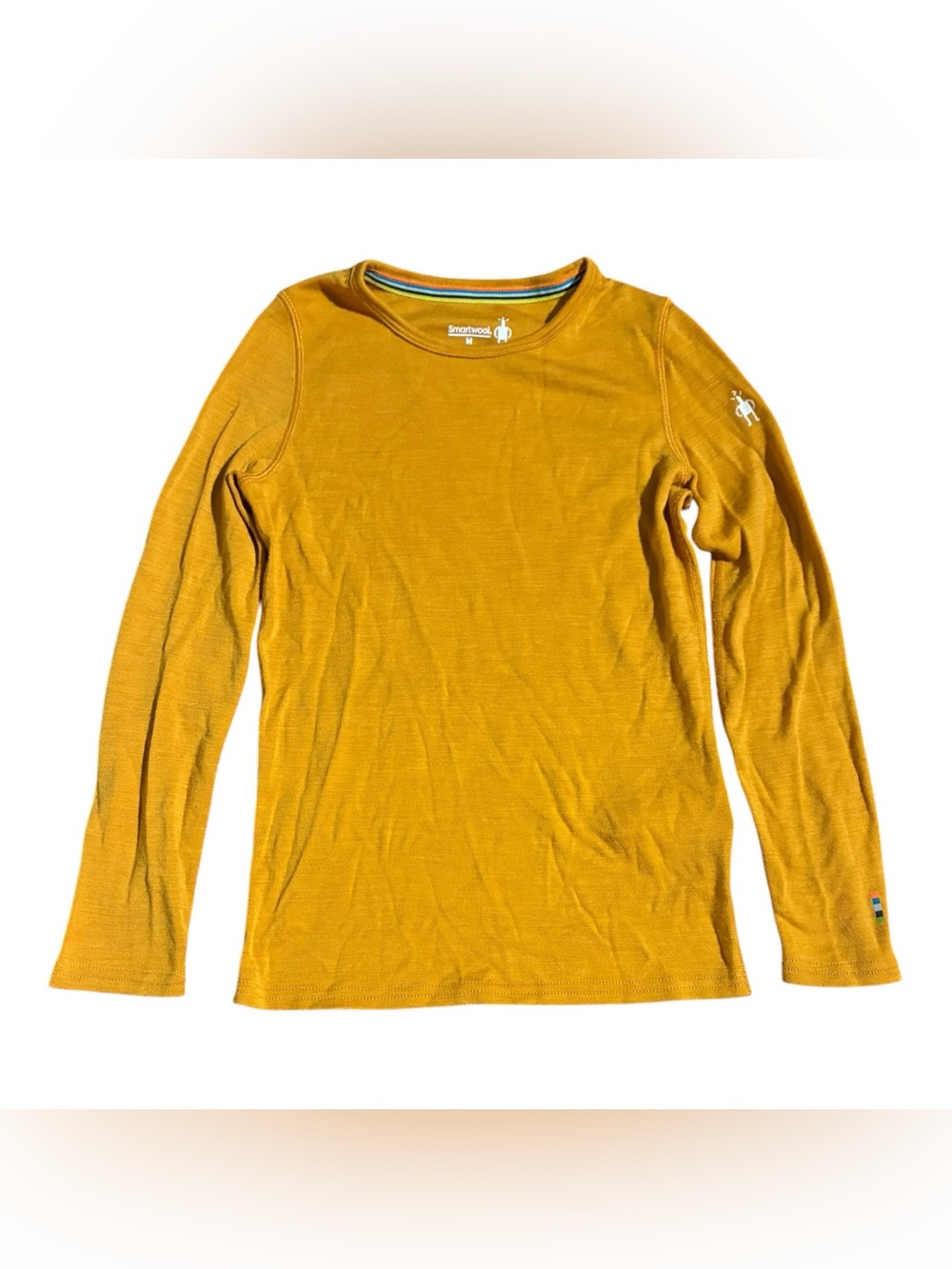 SmartWool Classic Merino Wool Thermal Baselayer Shirt Honey Gold